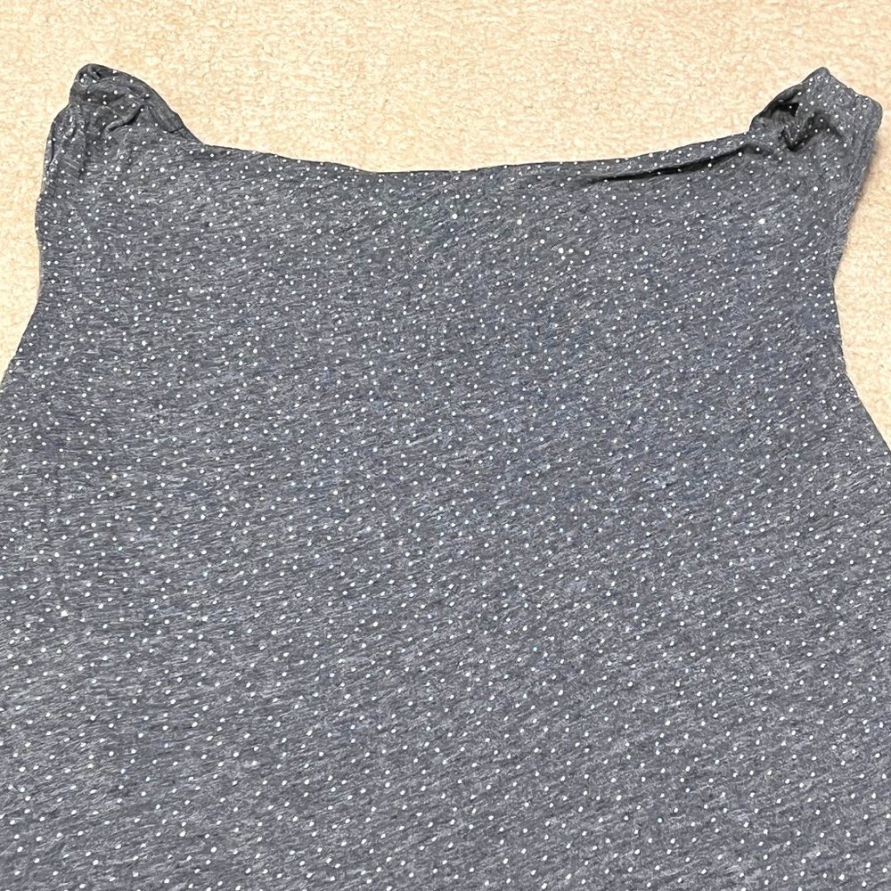 Express Womens Rhinestone Relaxed Neckline Tank Top - Large